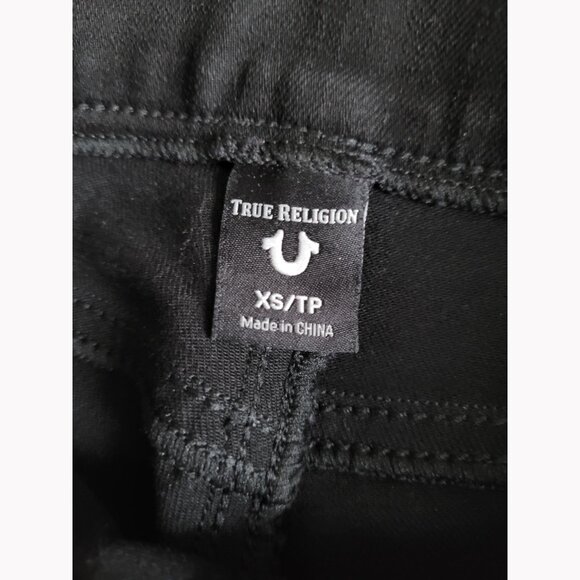 True Religion Black Pull-on Jeggings - Picture 10 of 13